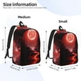 thumbnail image 2 of Fotbe Red Moon Lava Mochila de Lona con Estampado, Mochila Duradera, Mochila Versátil de Alta Calidad, Mochila Compacta Vintage-Medium, 2 of 5