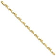 thumbnail image 7 of 14k Yellow Gold Solid Dolphin Bracelet, 7 of 7
