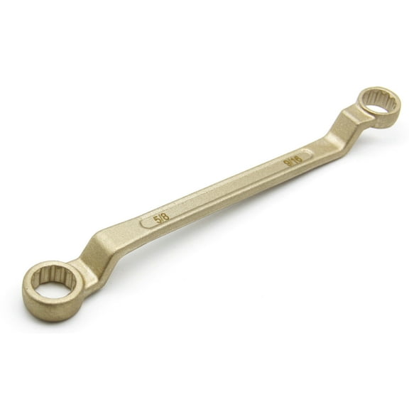 TMAX Non Sparking 9/16 and 5/8 inch Box Wrenches, 8-1/2 inch Length, Aluminum-Bronze Non Spark