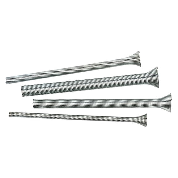 61600 Spring Tube Bender 4-pc. Set,-1/4" 3/8" 1/2" and 5/8" Tube Bender Set