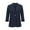 Navy, variant on Blazers for Women Women Comfortable Casual Button Pocket Turndown Collar 3/4 Sleeve Solid Color Blouse Top T-Shirt Blaze
