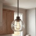 thumbnail image 3 of Trilogy 1-Light Old Bronze Mini Pendant Light, 3 of 4