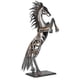 thumbnail image 5 of Estatua Decorativa De Animal Abstracto - Estatua De Caballo De Metal Diseño único En 3D Caballo De Pie Estatua Decorativa De Animal Abstracto Regalo Decorativo De Caballo De Metal (no Iluminado), 5 of 5