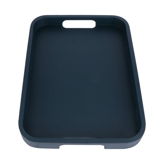 unbranded  Food Service Plate Snack Tray Decorative Large Coffee Table Mother Blue