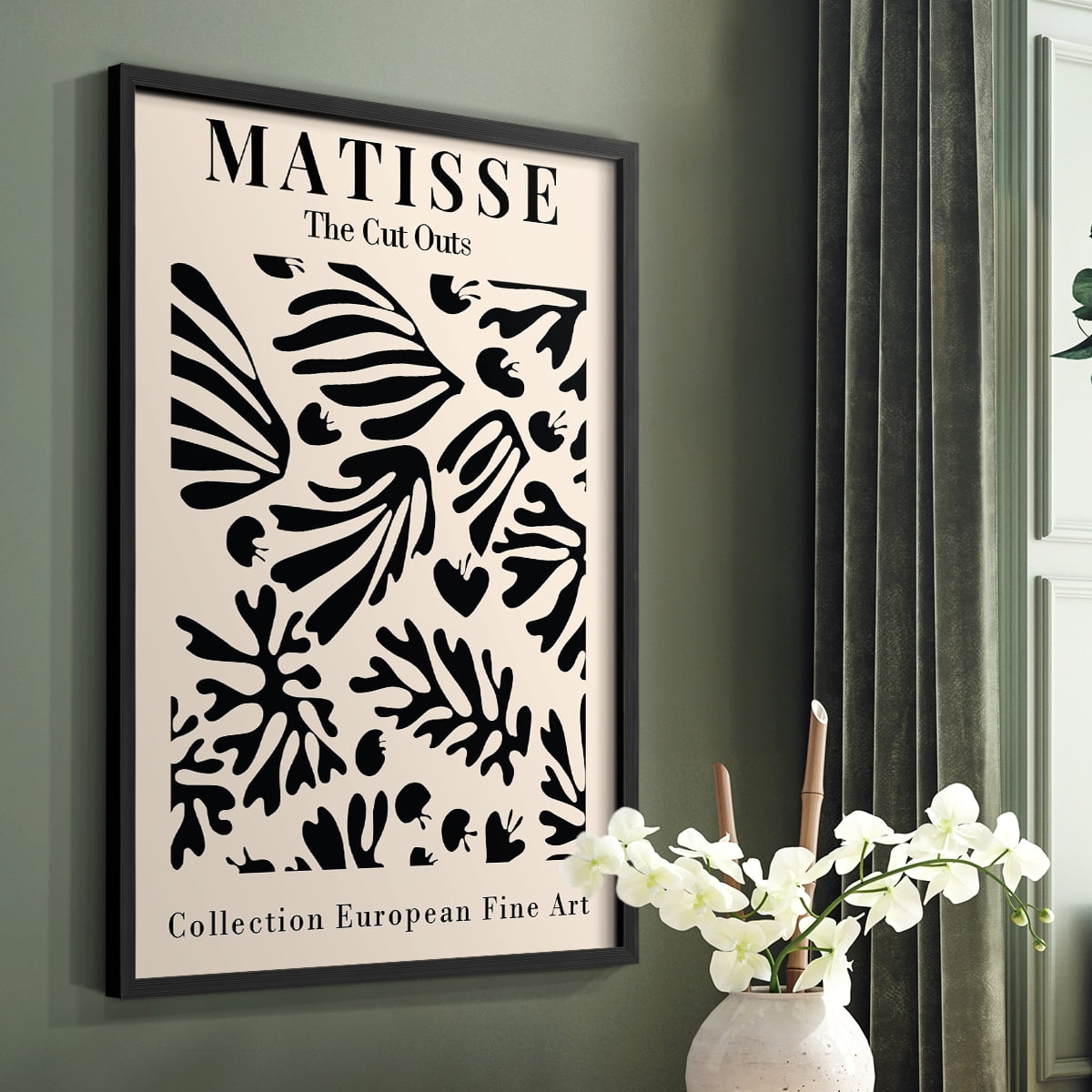 Matisse XCVI Framed Print - Solid Wood