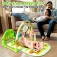 thumbnail image 3 of Baby Play Mat Baby Gym,Funny Play Piano Tummy Time Baby Activity Mat with 5 Infant Sensory Baby Toys, Music and Lights Boy & Girl Gifts for Newborn Baby 0 to 3 6 9 12 Months (Green), 3 of 6