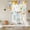 Yellow Light Purple, variant on Watercolor Flowers Tie Up Curtains 45 Inches Long, Kitchen Window Curtains Over Sink, Spring Sunflowers Daisy Butterflies Beige Small Window Curtains Balloon Curtains Valances for Bedroom 34"x45"