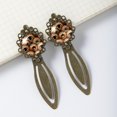 thumbnail image 4 of Halloween eyeballs Vintage Copper-Colored Lace Bookmarks Set - Stainless Steel Material - Gift for Book Lovers and Readers, 4 of 5