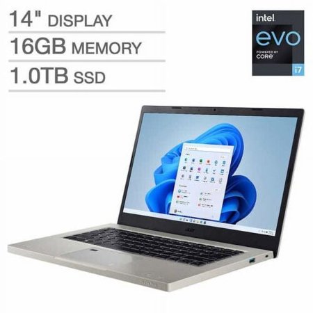 Acer Aspire Vero 14" Intel Evo Platform Laptop - 12th Gen Intel Core i7-1255U - 1080p - Windows 11