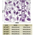 thumbnail image 3 of Football Blanket for Boys Girls, Cool Football Themed Design Printed Throw Blankets for Kids Lap, Chair Sofa, Soft Fleece Cozy Blanket, 40"x 50", 3 of 5