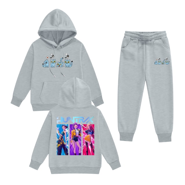 Kid Girl Pop Singer Hoodie Set,Casual Fashion Christmas Print Long Sleeve Pullover Casual Sweatshirt Pullover Crew Neck Oversized Sweatshirt, 120