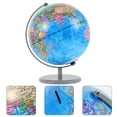 thumbnail image 2 of MOVTOTOP Globe Shaped Piggy Bank with Eyecatching Design for Decor Multi Color Stainless Steel and Plastic 4.5 x 3.2 Inches, 2 of 7