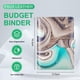 thumbnail image 2 of Carpeta de presupuesto Hukapapa, organizador de dinero en efectivo tamaño A6, carpeta de presupuesto de mármol con sobres con cierre de cremallera, planificador de presupuesto para planificación,, 2 of 7