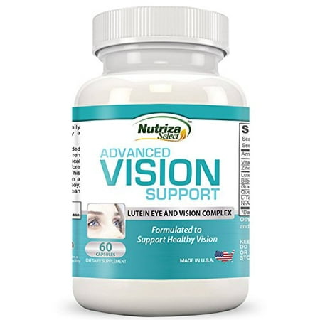 Lutéine Advance Vision Support - pilules Formula Vision avec lutéine, Myrtille, zinc, pépins de raisin et vitamines essentielles - Tous Vision naturelle Capsules pour la santé des yeux - Made in USA!