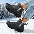thumbnail image 5 of C-079 Gray Ladies Round Toe Soft Sole Snow Boots Warm Fleece Lined Thickened Winter Womens Casual High Top, 5 of 5