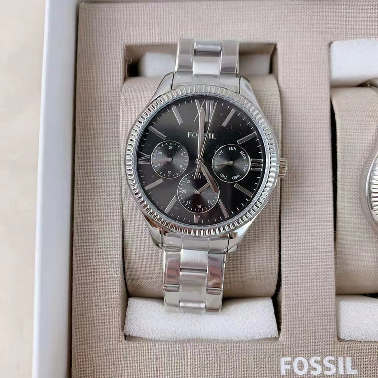Fossil BQ2644SET His and Her Multifunction Stainless Steel