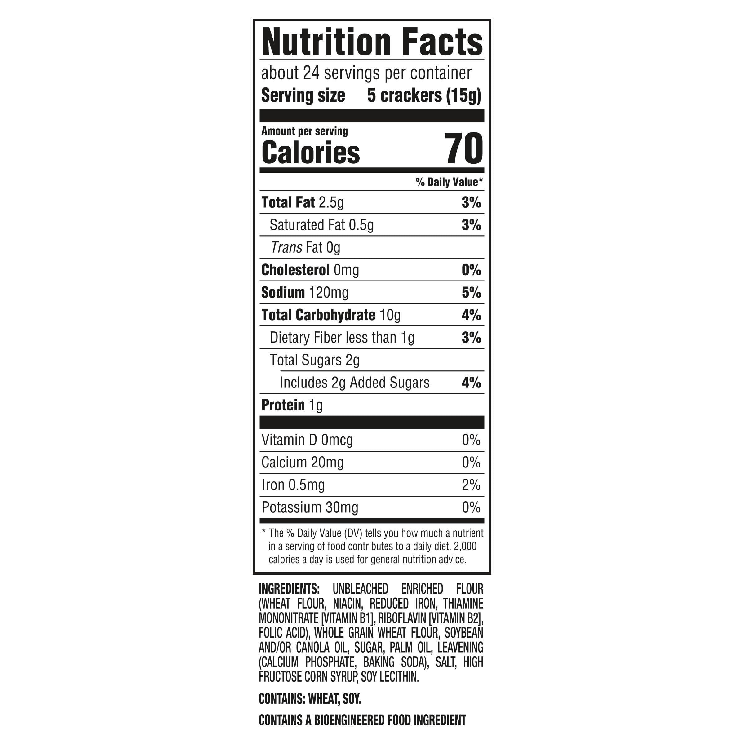 (3 pack) RITZ Whole Wheat Crackers, Snacks for Kids and Adults, Lunch Snacks, 12.9 oz