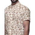 thumbnail image 4 of BESTMAN Chemise Décontractée en Coton Slim Slim Fit à Manches Courtes pour Homme, 4 of 5