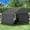 Dark Grey, variant on Dog Shade Shelter Outdoor 4'x4'x3' Tent for Large Medium Dogs, Outside Sun Rain Canopy Pet House for Cats Pigs Livestock with Waterproof Roof Ground Nails,Black