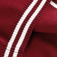 thumbnail image 5 of Fancifize Teen Boys Sleeveless Sweater Kids Casual V Neck Ribbed Knit Vest Tops for School Uniform 2-17 Years, 5 of 6