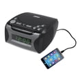 thumbnail image 2 of Radio despertador Naxa con reproductor de CD y puerto de carga USB, 2 of 8