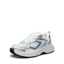 DREAM PAIRS Women's Platform Chunky Fashion Sneakers Walking Lace-Up Celi Comfortable Y2K-style Sneakers Workout Sport Work Casual Tennis Shoes