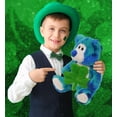thumbnail image 6 of DolliBu Blue Tie-Dye Bear Stuffed Animal with Green Plush Shamrock, Cute Green Shamrock Plush, Fun St Patricks Day Stuffed Animal Bear, Good Luck St Patricks Day Toys for Kids, Baby - 9 Inches, 6 of 6
