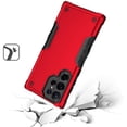 thumbnail image 6 of TJS Phone Case for Samsung Galaxy S25 Ultra, [Military Grade] Heavy Duty Tough Shockproof Hybrid Cover for Galaxy S25 Ultra (Red), 6 of 6