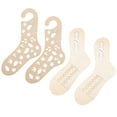 thumbnail image 2 of 4pcs Weave Knitting Sock Tools Wood Sock Blockers DIY Sock Knitting Models Knitting Molds, 2 of 8