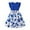 Blue, variant on Odeerbi Kids Girls Summer Floral Vintage Tunic Dress Cotton Ruffle Sleeve Princess Dresses Summer Cute Printing Retro Dress Sleeveless Round Neck Dress Kids Girls Clothes