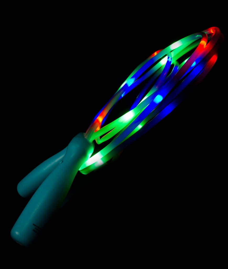 Fun Central (AU063) 1 pc 100 Inch LED Jump Rope, LED Light Up Jumping