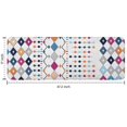 thumbnail image 7 of Colorful Geometric Diamond Pattern Kitchen Rug Mat,Kitchen Runner Rugs Non Skid Washable,Decorative Kitchen Floor Mats for Kitchen,Sink,Laundry,17"x47.2", 7 of 7