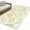 Yellow, variant on Red Spring Floral Round Area Rug 3 FT, Small Kitchen Bathroom Mat, Summer Botanical Farmhouse Washable Indoor Outdoor Throw Runner Carpet Non-Shedding Doormat for Table Shower Sofa Entryway