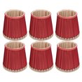 thumbnail image 3 of E14 Fabric Lampshade, Exquisite Modern Classic 6PCS Bedside Fabric Lampshade  For Study Room For Hall, 3 of 8