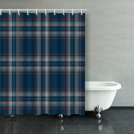 Rylablue Tartan Seamless Pattern Red Blue Plaid Shower Curtains Bathroom Curtain 60x72 Inch Canada Rylablue Tartan Seamless Pattern Red, Red Plaid Shower Curtain