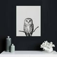 thumbnail image 4 of COMIO Owl Canvas Wall Art for Nursery Wild Animal Poster Black and White Owl Picture Funny Animal Canvas Prints Birds Black and White Wild Animal Wall Art Cute Owl Painting Bird Artwork, 4 of 4