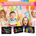 thumbnail image 4 of Bloc de notas ZMLM Scratch Rainbow Art, paquete de 24 para niños de 4 a 8 años, 4 of 7