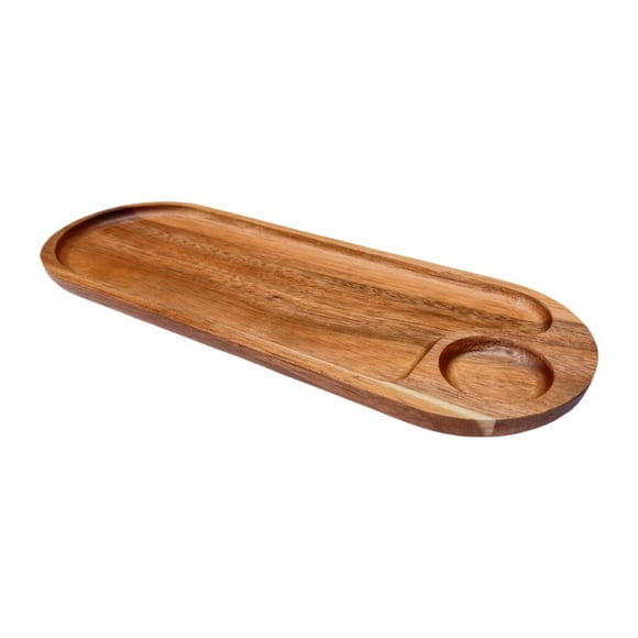 Placa de postres de madera para servir plato plato de vajilla fruta seca bandeja moderna bandeja de alimentos plato para la mesa de café de la cocina L