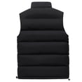 thumbnail image 3 of Toimothcn Mens Puffer Vest Winter New Lightweight Down Vest Solid Color Warm Thickened Windproof Sports Sleeveless Winter Jackets Comfy Outwear, 3 of 4