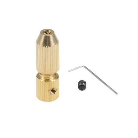

Brass Drill Chuck for 0.7-1.2mm Micro Drill Bit Fits 3.17mm Motor Shaft