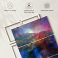 thumbnail image 6 of Elephant Stock Colorland Wall Art - Vertical Multi Panel Canvas - Living Room Wall Decor - Abstract Multi Panel - Teal And Blue Decor By Annette Schmucker - 48" x 74", 6 of 8