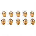 thumbnail image 4 of Fit Closely Clear Lettering M6 Thread Brass Nozzle, Smooth Contact Surface Threaded Nozzle, For 1.75 Mm Consumables V5 Print Head 3D Printers V6 Print Head ANGGREK Printer Head, 4 of 8