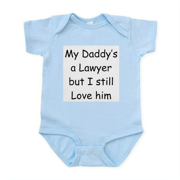 CafePress - Daddy's A Lawyer Infant Bodysuit - Baby Light Bodysuit, Size Newborn - 24 Months