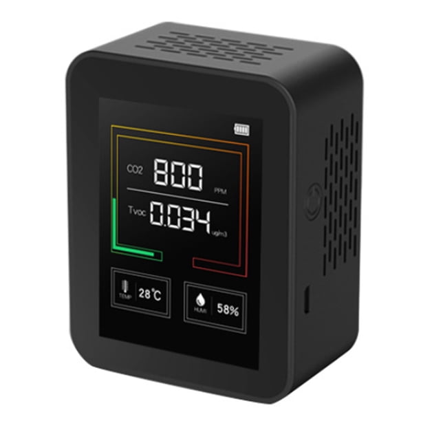 Detector de calidad del aire Irfora CO2 TVOC Temperatura Humedad Detector de calidad del aire Análisis de detección de sustancias peligrosas Irfora Detector de calidad del aire