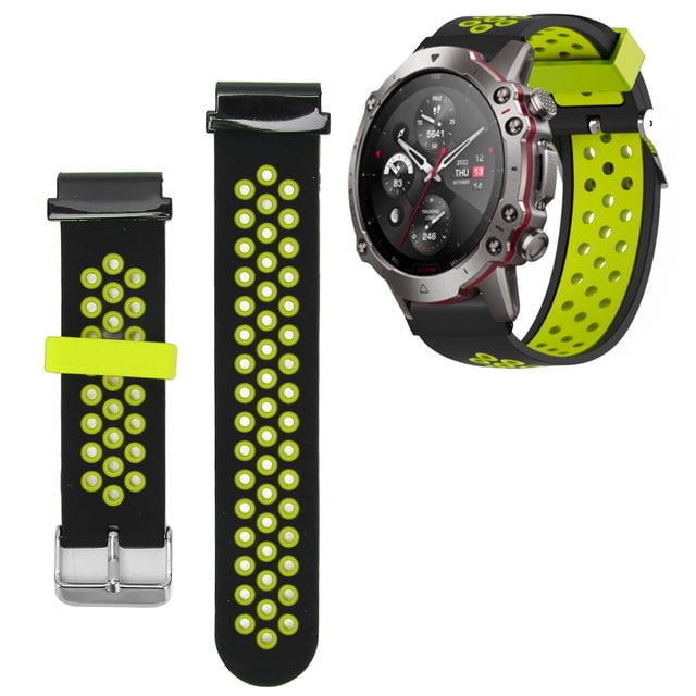 Soft Silicone Quick Release Watch Band For HuamiFalcon,Fenix, And More - Sweatproof, Adjustable Length, Easy Installation