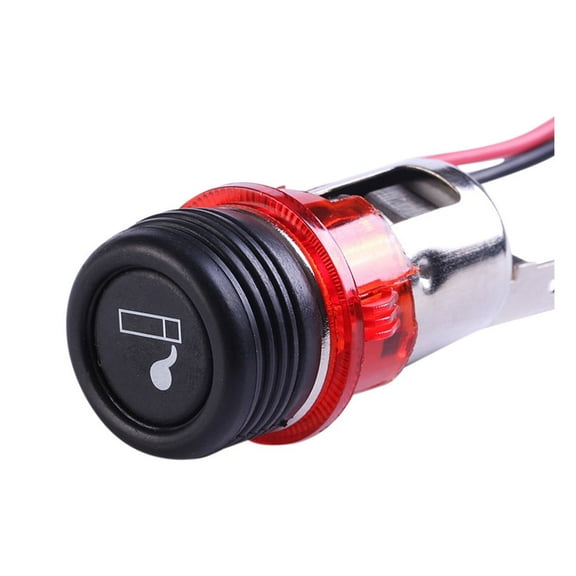 MERILER 12V Universal Car Cigarette Lighter - Quick Heating, Nighttime Visibility, and Mobile Charging for Cars and Motorcycles - Portable Power Source for All Your Electronic Devices