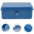 Mechanics Tool Box Car Trunk Tool Storage Box Repairing Tool Box Iron