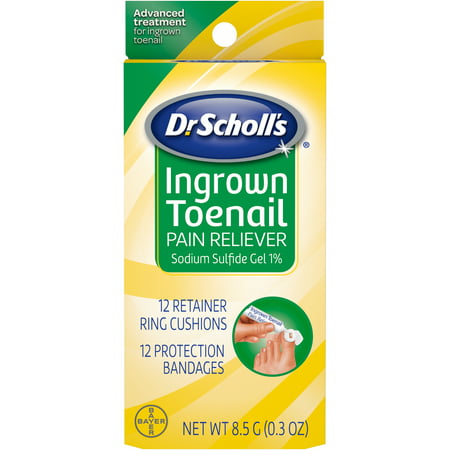 Dr. Scholl's Ingrown Toenail Pain Reliever, 12 Cushions, 12 (Best Treatment For Blisters On Toes)