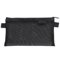 thumbnail image 3 of Large Capacity Zipper Mesh Pencil Pouch, 4.7"x8" Pencil Bag Pouch Pen Case, Clear Stationery Organizer Mesh Zipper Pouch Bags for Office College Travel Exam Supplies, By Preplabs, 3 of 3