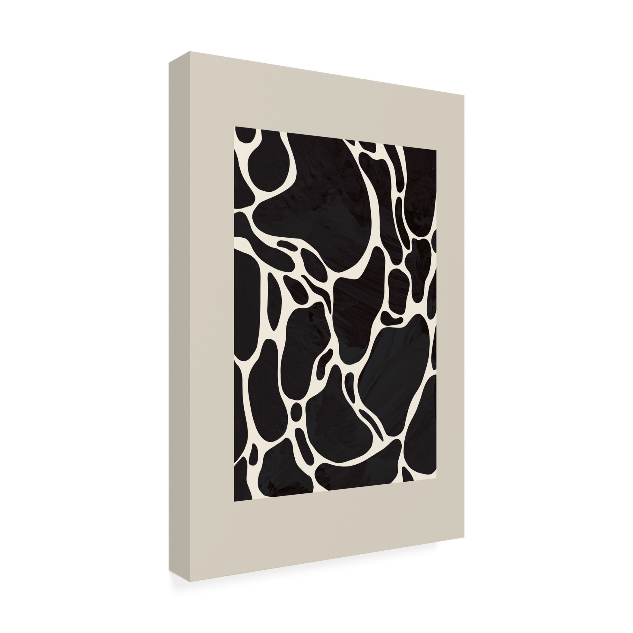 Canvas Wall Art - Pictufy Studio 'Giraffe Sand' Wall Art for Living Room, Bedroom, or Office Décor by Trademark Fine Art - 16 x 24 Inches